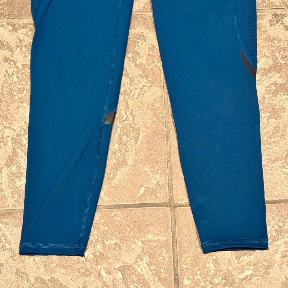 Sweaty Betty Power Sculpt Workout 7/8 Leggings Beetle Blue - XS Retail $98 MINT - Picture 5 of 11